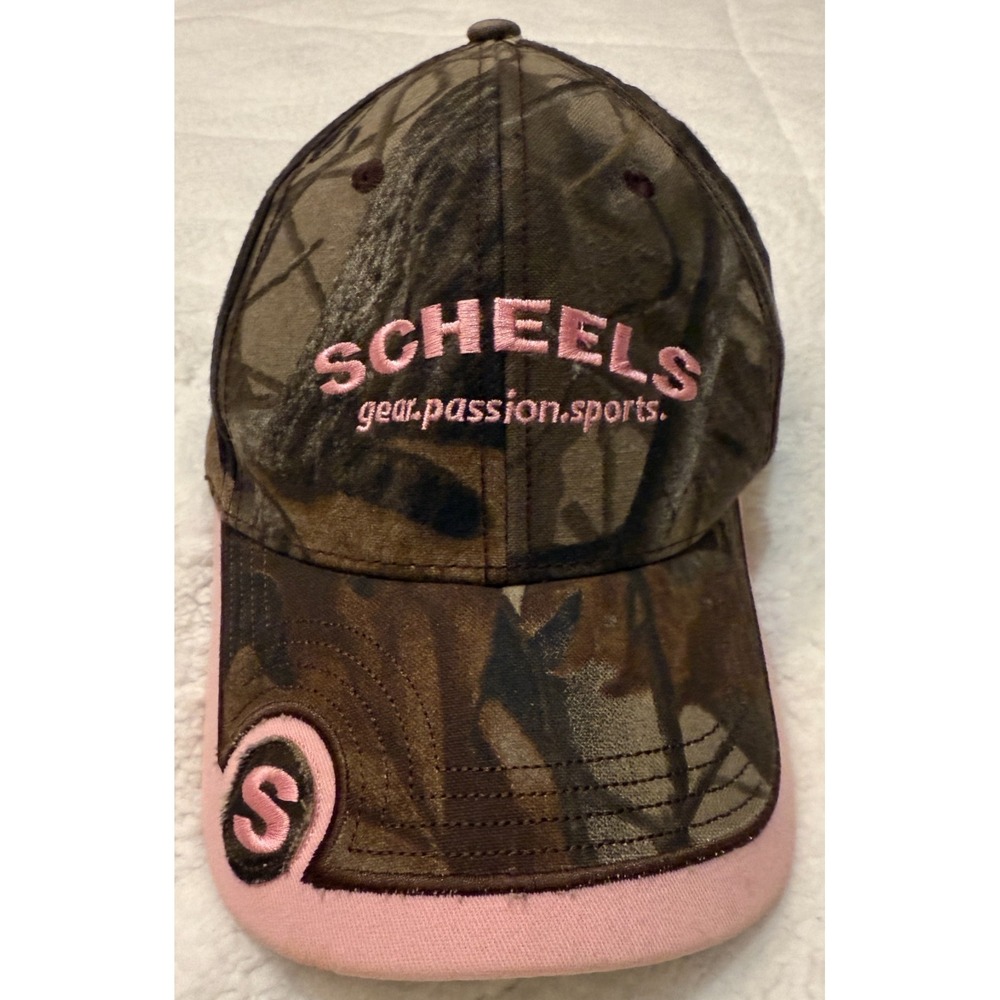 Scheels Womens Ladies Hunting Hat Cap Camouflage Adult Strapback